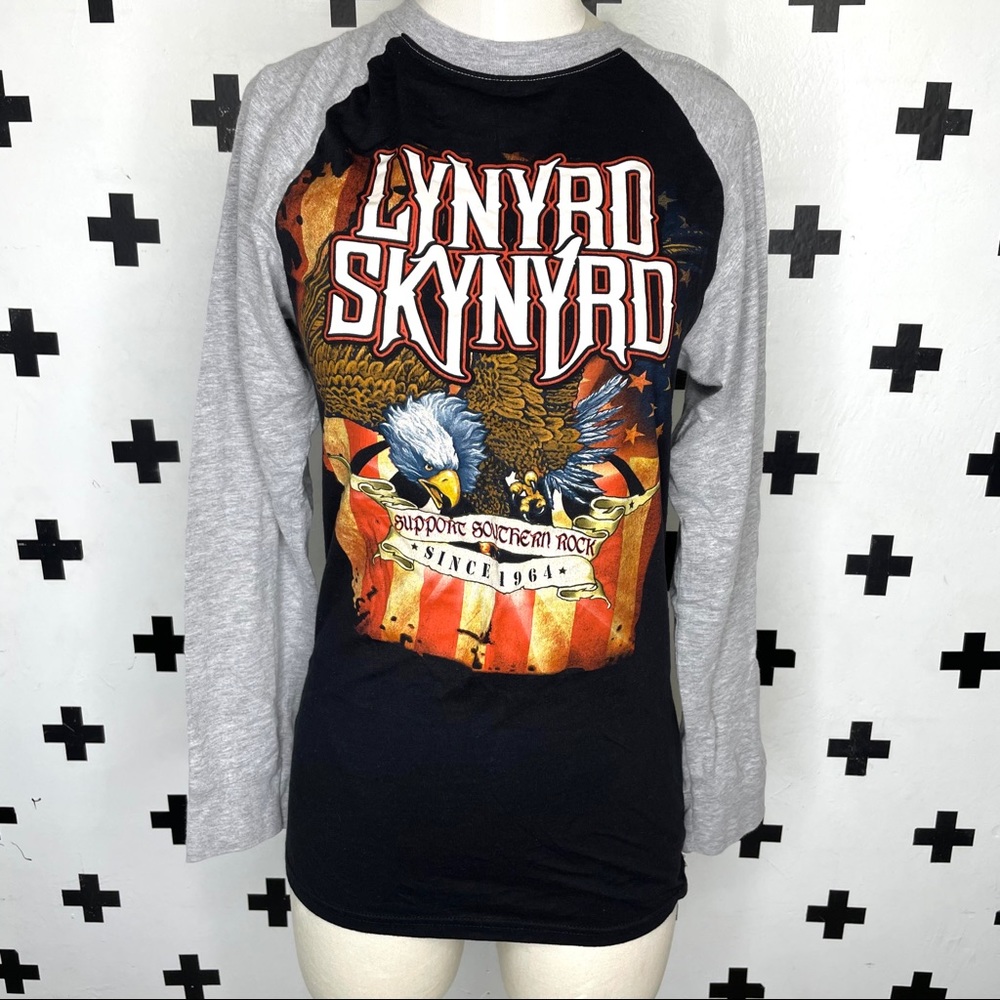 Lynyrd Skynyrd baseball long sleeve rock shirt